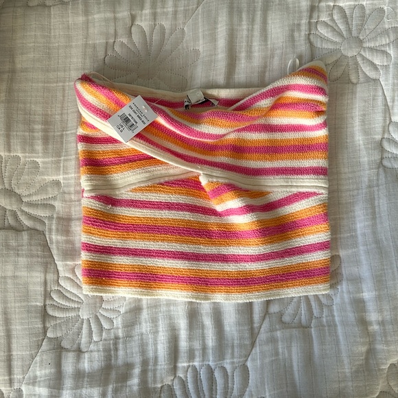 yellow tube top american eagle